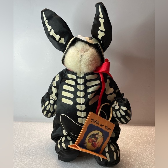 Sugarloaf Halloween Skeleton Costume Plush Rabbit Capybara Bunny Ears - Picture 2 of 7